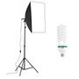 Imagem de Kit Soft Box 50 X 70 Com Lampada Led Estudio Luz Continua