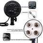 Imagem de Kit Softbox Duplo Quadruplo Para Estúdio Fotográfico Profissional C/ Tripés 2m E 8 Lâmpadas Led 18w Bivolt T-photo