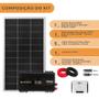 Imagem de Kit Solar para Starlink até 640 Wh/dia 12V/220V