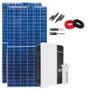 Imagem de Kit Solar Rural 200kWh/mês Inversor Growatt 3,5kW 48V/220V e Bateria Lítio