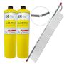 Imagem de Kit Solda Alumínio E Cobre 8 Varetas Com Fluxo + 2 Refil Map