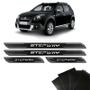 Imagem de Kit Soleira Diamante Sandero Stepway 12 E Protetor De Porta