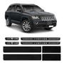 Imagem de Kit Soleira Resinada Adesivo Porta Jeep Compass 2016 2017