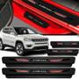 Imagem de Kit Soleira Resinada Proteção Porta Jeep Compass - Sport