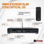 Imagem de Kit Som Ambiente Academia Salão Lojas Bluetooth Conexão Tv Usb Sd Slim 2700 Optical + Arandelas Jbl Embutir Teto