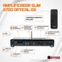 Imagem de Kit Som Ambiente Academia Salão Lojas Bluetooth Conexão Tv Usb Sd Slim 2700 Optical + Arandelas Jbl Embutir Teto