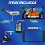 Imagem de Kit Som carro Central Multimidia Mp5 2 Din 7 Polegadas Touch Espelha Android Ios Bt Com Plug Play Moldura march Versa sentra 2015 a 2019 + Câmera Ré