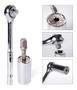 Imagem de Kit Soquete Chave Universal Com Catraca 7 A 19mm Gator Grip