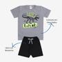 Imagem de Kit Sortido 10 Peças de Roupas Infantil Menino Kit 5 Conjuntos Infantil (5 Camiseta + 5 Shorts)