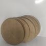 Imagem de Kit Sousplat Com 100 Bolachas 10x10 Cru Circulo Base Mdf 3mm