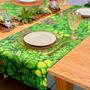 Imagem de Kit Sousplat Completo com Trilhos Guardanapos Pg Folhagem Jardim Vertical