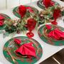 Imagem de Kit Sousplat Supla Completo Mesa Posta de Natal Natalino