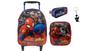 Imagem de Kit Spider Man Mochila De Rodas + Lancheira + Estojo + Chave