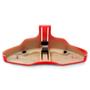 Imagem de Kit Spoiler Universal Flexível Com Capa de Pinça Vermelha