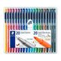 Imagem de Kit Staedtler Caneta Triplus Fineliner + Color Com 40 Peças