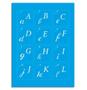 Imagem de Kit Stencil Mini Alfabeto Cursiva Com 38 PeÇAs Stmi2-002 Litoarte