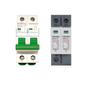 Imagem de Kit String Box Solar 500V 2P Disjuntor + DPS 40kA DC CC
