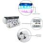 Imagem de Kit Strobo 2 Farol 9Wats Rgb Flash Sound Control Muito Forte