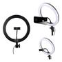 Imagem de Kit Studio Anel Luz Ring Light 26cm Regulável 3 tons USB + Tripé até 2,0m / 1 Ring Light 16cm com Tripe