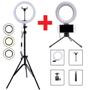 Imagem de Kit Studio Anel Luz Ring Light 26cm Regulável 3 tons USB + Tripé até 2,0m / 1 Ring Light 16cm com Tripe