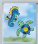 Imagem de Kit Suncatcher Creativity para crianças Window Art Ocean Friends