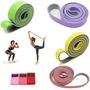 Imagem de KIT Super Band 4 elásticos Extensor para exercícios funcional + 3 Mini Bands