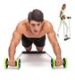 Imagem de Kit super elasticos com roda para exercicios em casa na academia ao ar livre fitness