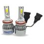 Imagem de Kit Super Led C6 Honda Fit 09 À 12 Farol Alto Baixo E Milha
