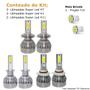 Imagem de Kit Super Led Captiva 2008 09 10 11 12 13 14 2015 2016 Farol Baixo H11 + Alto HB3 + Milha H11 20000 Lumens