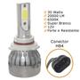 Imagem de Kit Super Led Celta 2006 2007 2008 2009 2010 2011 Farol Alto e Baixo H4 + Milha HB4 20000 Lumens