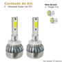 Imagem de Kit Super Led Cobalt 2011 12 13 14 15 2016 Farol Milha H27 20000 Lumens