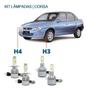 Imagem de Kit Super Led Corsa 1994/2001 - Farol Alto, Baixo E Simples