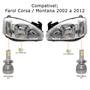 Imagem de Kit Super Led Corsa 2002 03 04 05 06 07 08 09 10 11 12 13 14 Farol Baixo H7 20000 Lumens