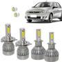 Imagem de Kit Super Led Corsa Classic 2010 2011 2012 2013 2014 Farol Alto e Baixo H4 + Milha H3 20000 Lumens