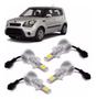 Imagem de Kit Super Led Kia Soul 2010 2011 2012 Farol E Milha 6000K