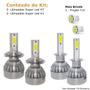 Imagem de Kit Super Led Montana 2011 12 13 14 15 16 17 2018 Farol Baixo H7 + Alto H1 20000 Lumens