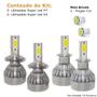 Imagem de Kit Super Led Polo 2002 a 2006 Farol Baixo H7 + Milha H3 20000 Lumens