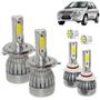 Imagem de Kit Super Led Prisma 2006 07 08 09 10 11 2012 Farol Alto e Baixo H4 + Milha HB4 20000 Lumens