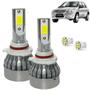 Imagem de Kit Super Led Prisma 2006 07 08 09 10 11 2012 Farol Milha HB4 20000 Lumens