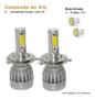 Imagem de Kit Super Led Voyage 1981 a 1995 Farol Alto e Baixo H4 20000 Lumens