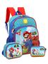 Imagem de Kit Super Mario Bros Mochila + Lancheira + Estojo Box