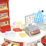 Imagem de Kit Supermercado Infantil Mini Mercadinho Caixa Registradora Cestinha com 30 Peças Importway BW101