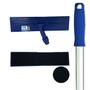 Imagem de Kit SUPORTE LT BIG 39cm Com tiras autocolantes Limpa Tudo Articulado Giro 360 Graus + CABO de Alumínio 1.40 Metros Com Manopla