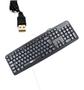 Imagem de Kit Suporte Notebook e Teclado Usb com Fio Usb Preto Estudos TS01