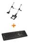 Imagem de Kit Suporte Notebook e Teclado Usb com Fio Usb Preto Estudos TS01