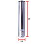 Kit Suporte Porta Copo Descartável Café 50ml + Lixeira Inox - Aldinox Imagem de Kit Suporte Porta Copo Descartável Café 50ml + Lixeira Inox