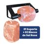 Imagem de Kit Suporte + Sal Rosa 2 Unidades