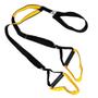 Imagem de Kit Suporte Sem Giro Corda Naval TRX + Escada De Agilidade 7 Degraus Regulável + TRX Fita De Suspensão Para Treino De Pilates Academia Funcional