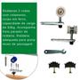 Imagem de Kit Suporte Top Para Porta De Correr Preto 1,8m - TR2R