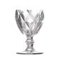 Imagem de Kit Suqueira Cristal 1,8l + 6 Taças de Vidro Diamante 260ml